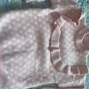 SHEIN Pink Floral Kids Sweatshirt